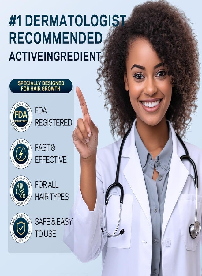 AMOADO 5% Minoxidil for Men and Women Hair Growth, AMOADO Minoxidil Serum with Rosemary&Biotin for Hair Regrowth, Beard Growth, Extra Strength,Thicker, Fuller Hair -2fl.oz - Image 2